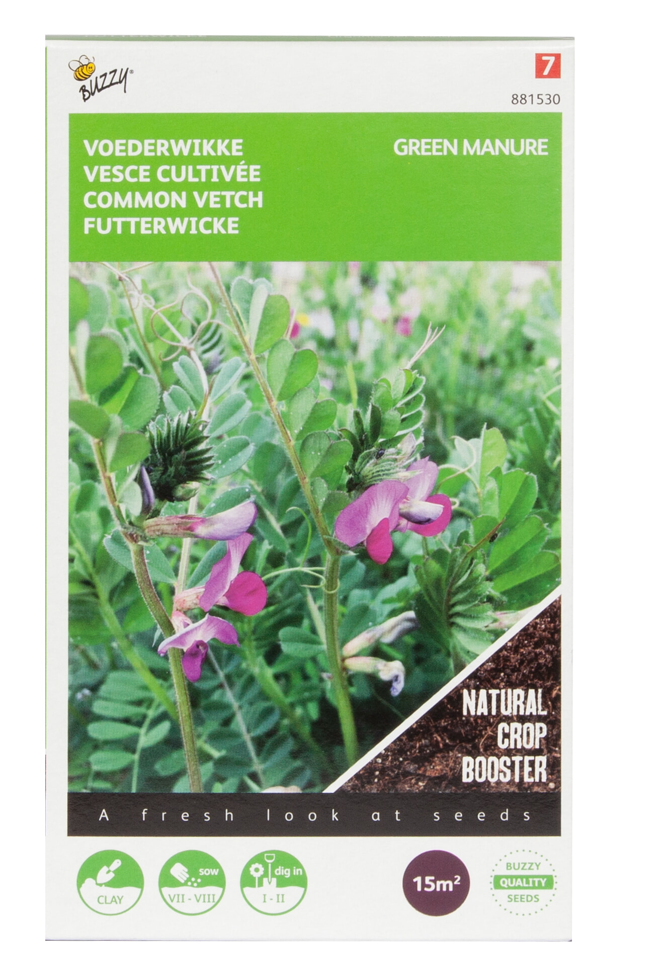 Buzzy Groenbemester Zaden Wikke 150g