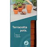 SOGO Stenen terracotta potjes 5/6cm 9st.