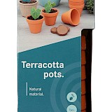 SOGO Stenen terracotta potjes 7/8cm 7st.