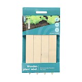 SOGO Houten steeketiket 15cm 24st