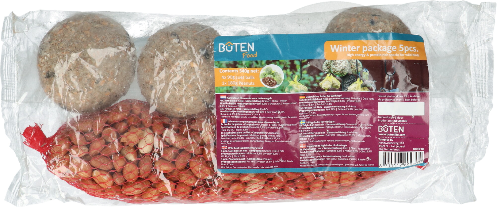 Bûten Food Winterpakket 5-delig 540g