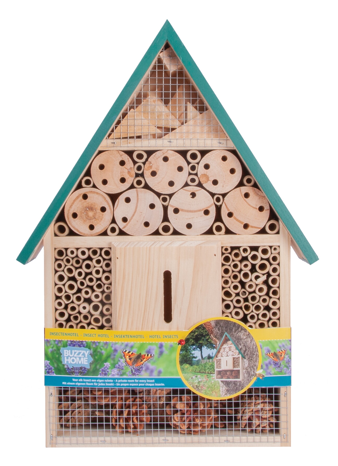 Bûten Home Insecten Hotel Groen 39.5cm