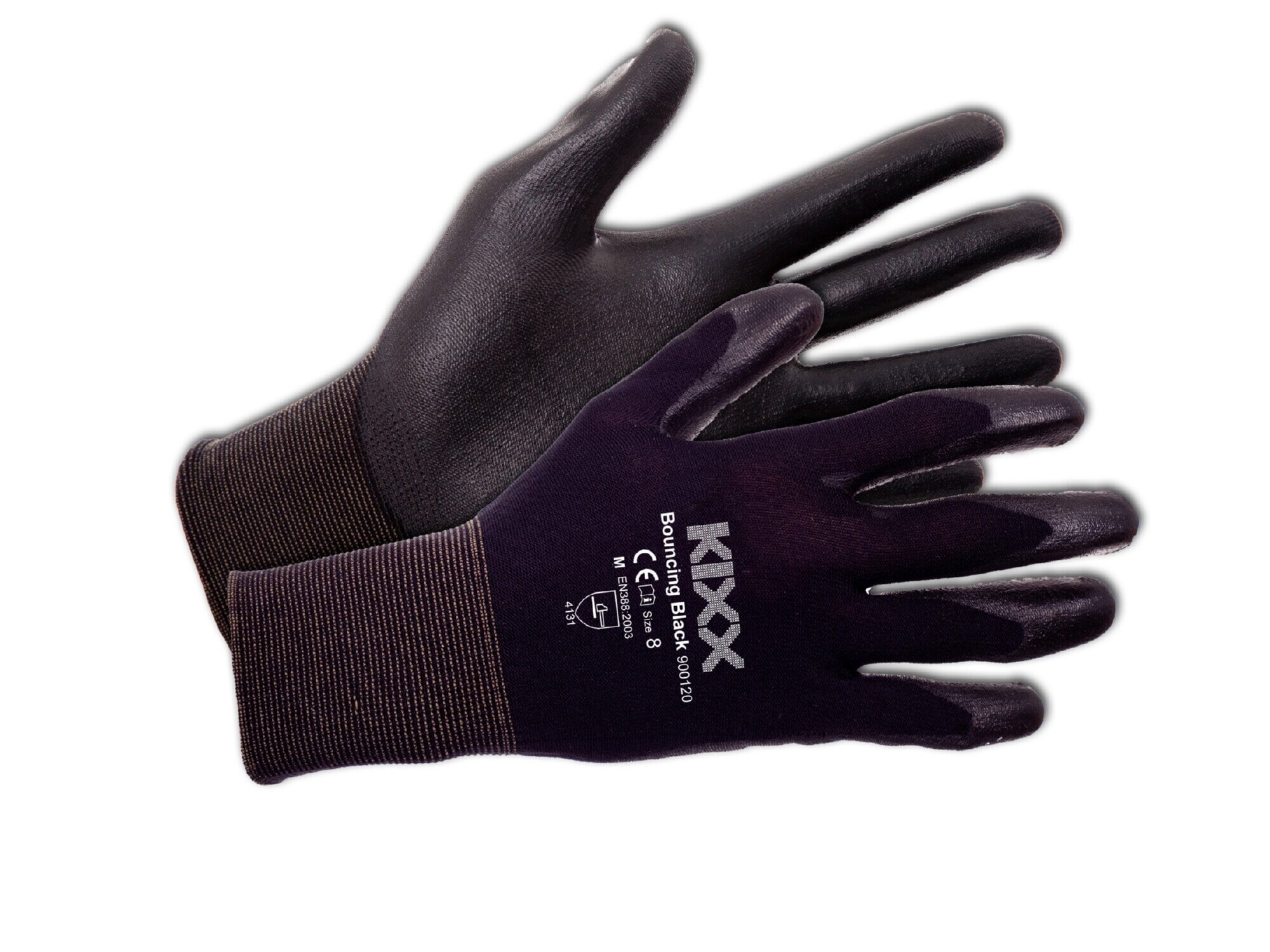 Kixx Handschoen Bouncing Black maat 8 Zwart