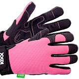 Kixx Handschoen Rocky maat 8 Roze/Zwart