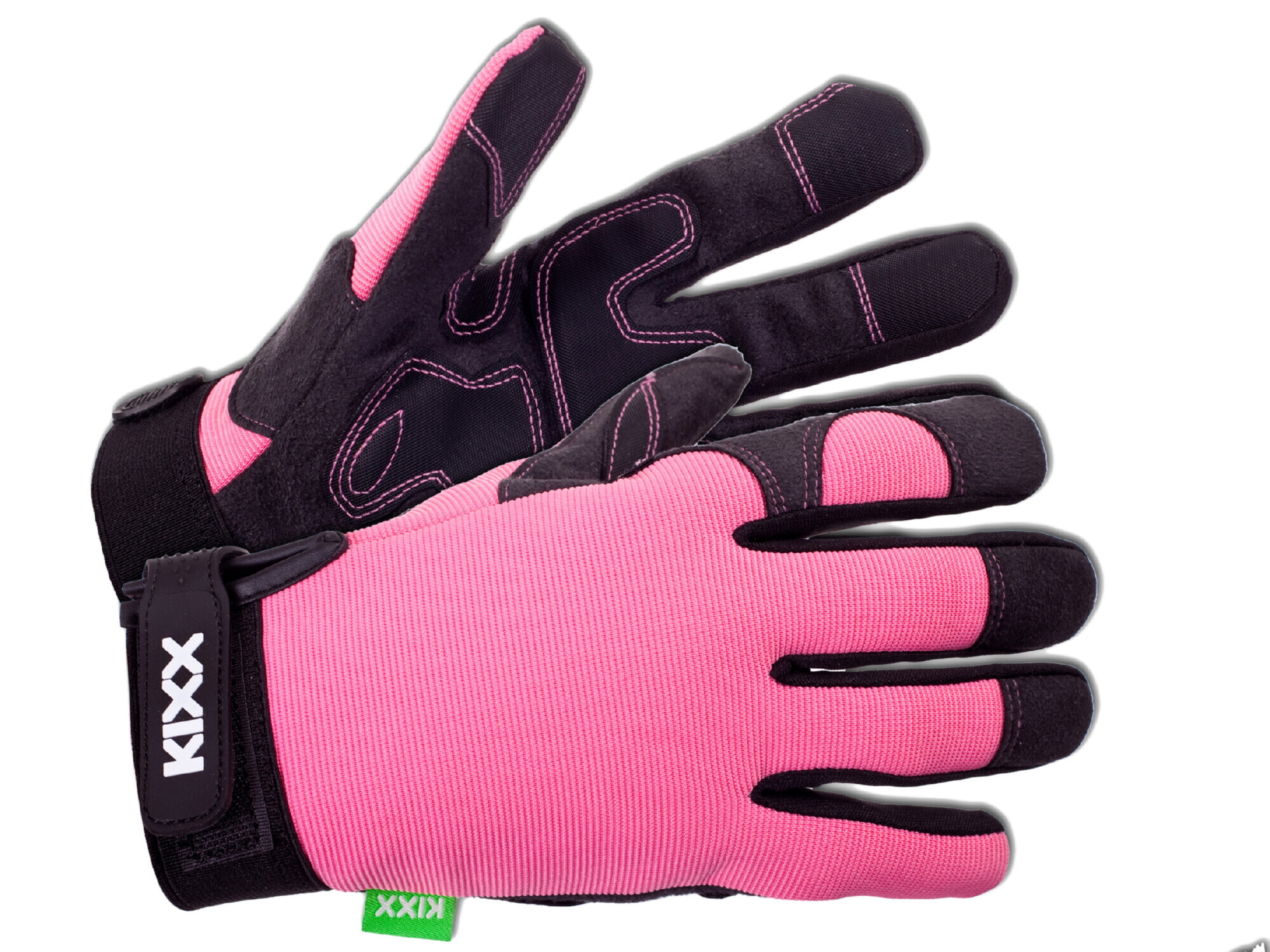 Kixx Handschoen Rocky maat 8 Roze/Zwart