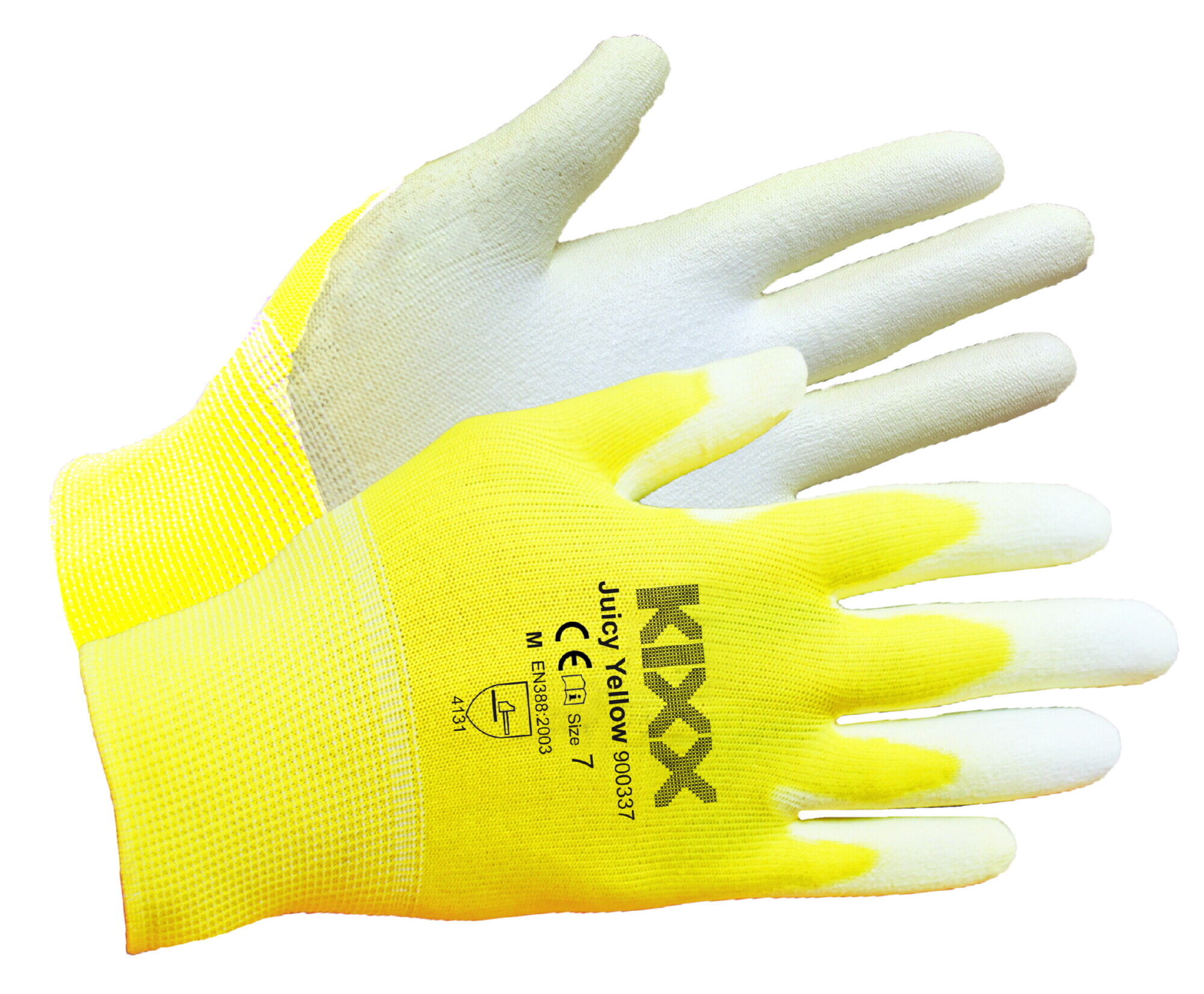 Kixx Handschoen Juicy Yellow maat 7 Geel