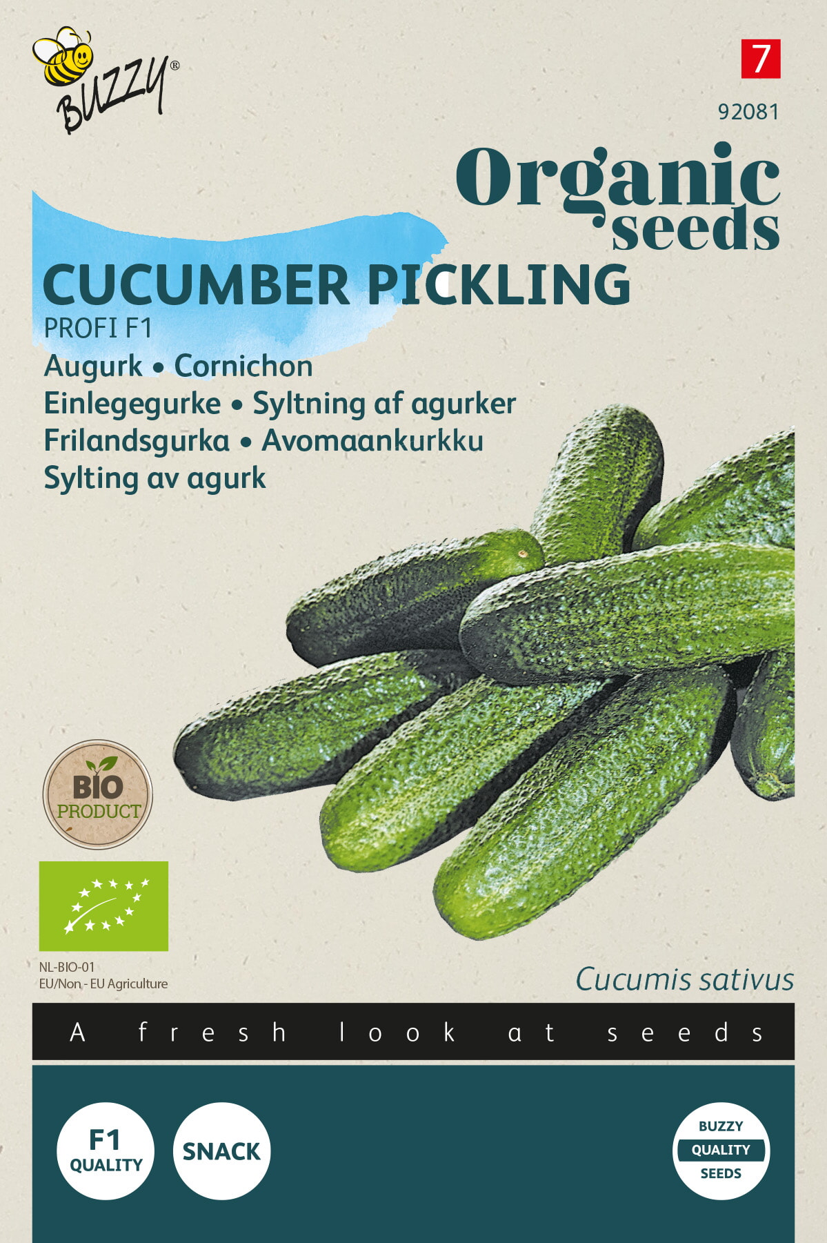 Buzzy Biologische Augurk Zaden Profi F1