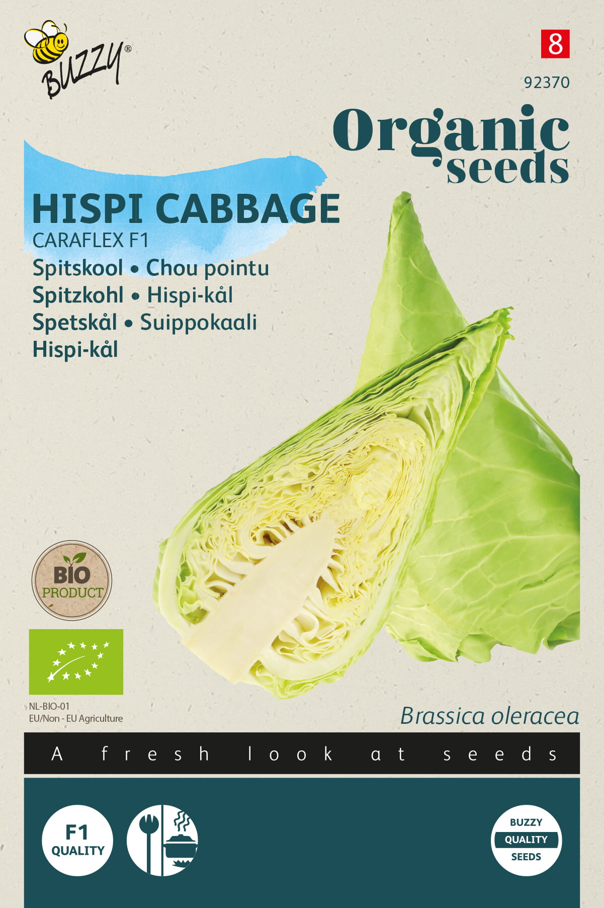 Buzzy Biologische Spitskool Zaden Caraflex F1