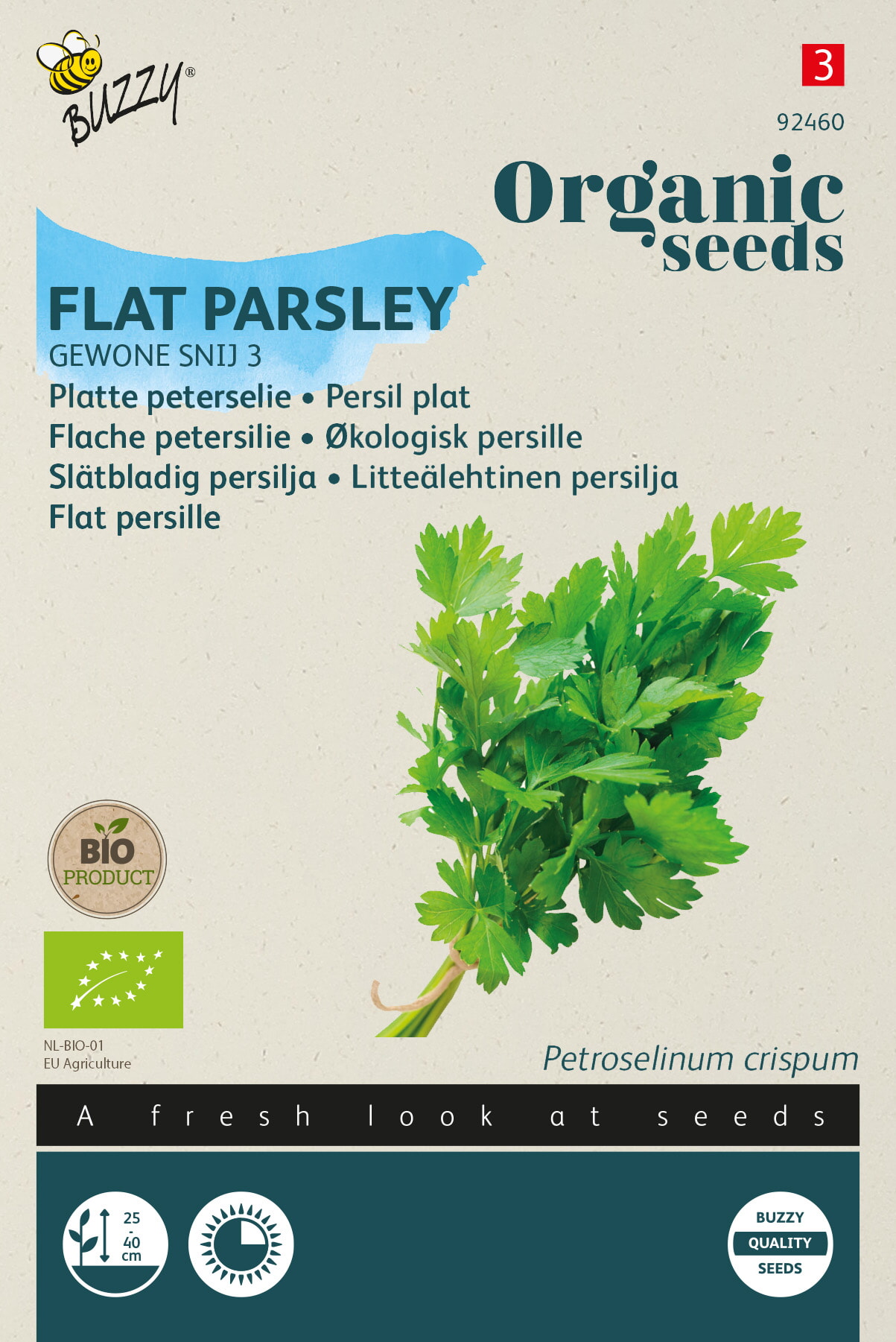 Buzzy Biologische Peterselie Zaden Gewone Snij 2