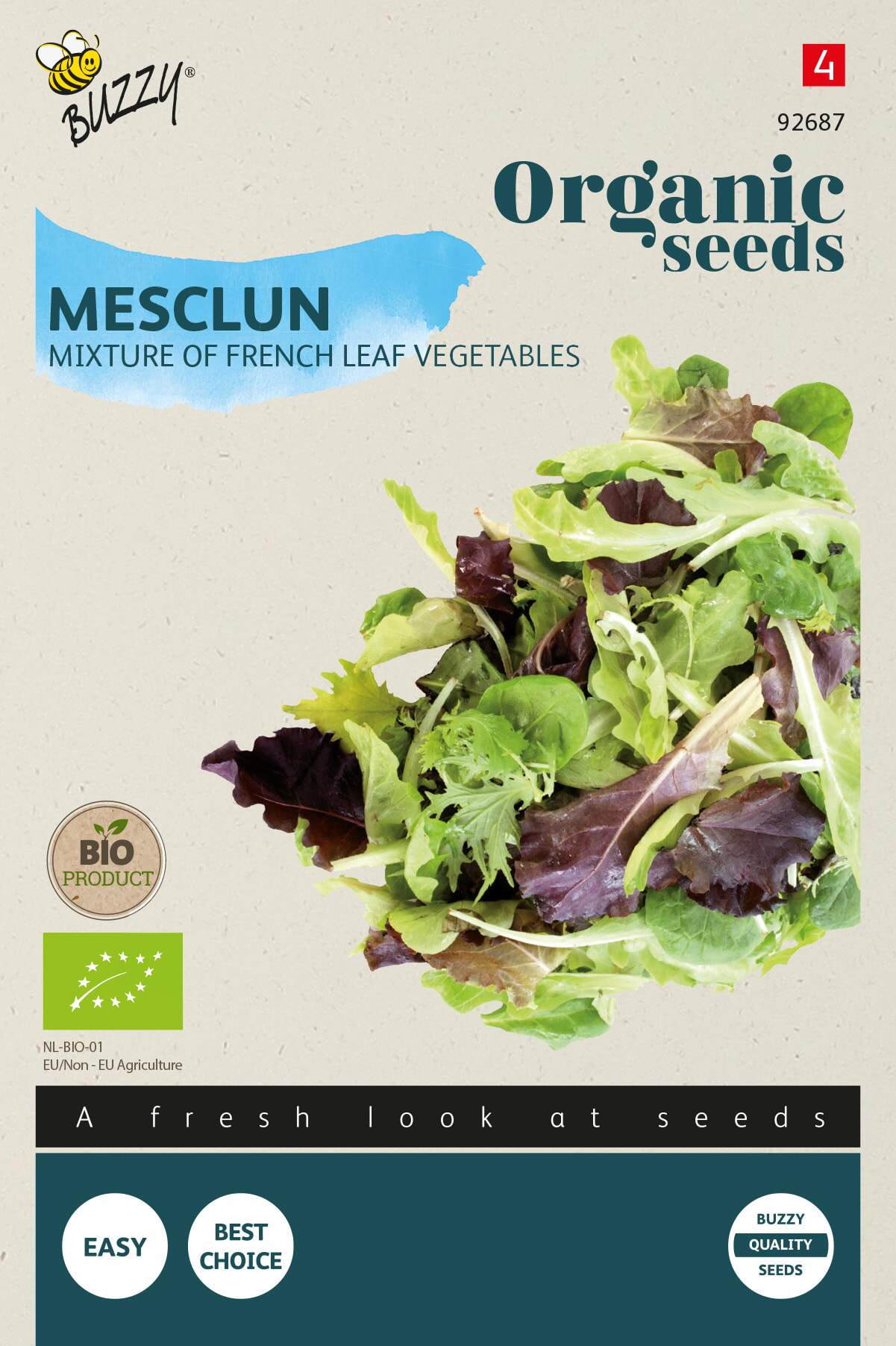 Buzzy Biologische Frans Salademengsel Zaden