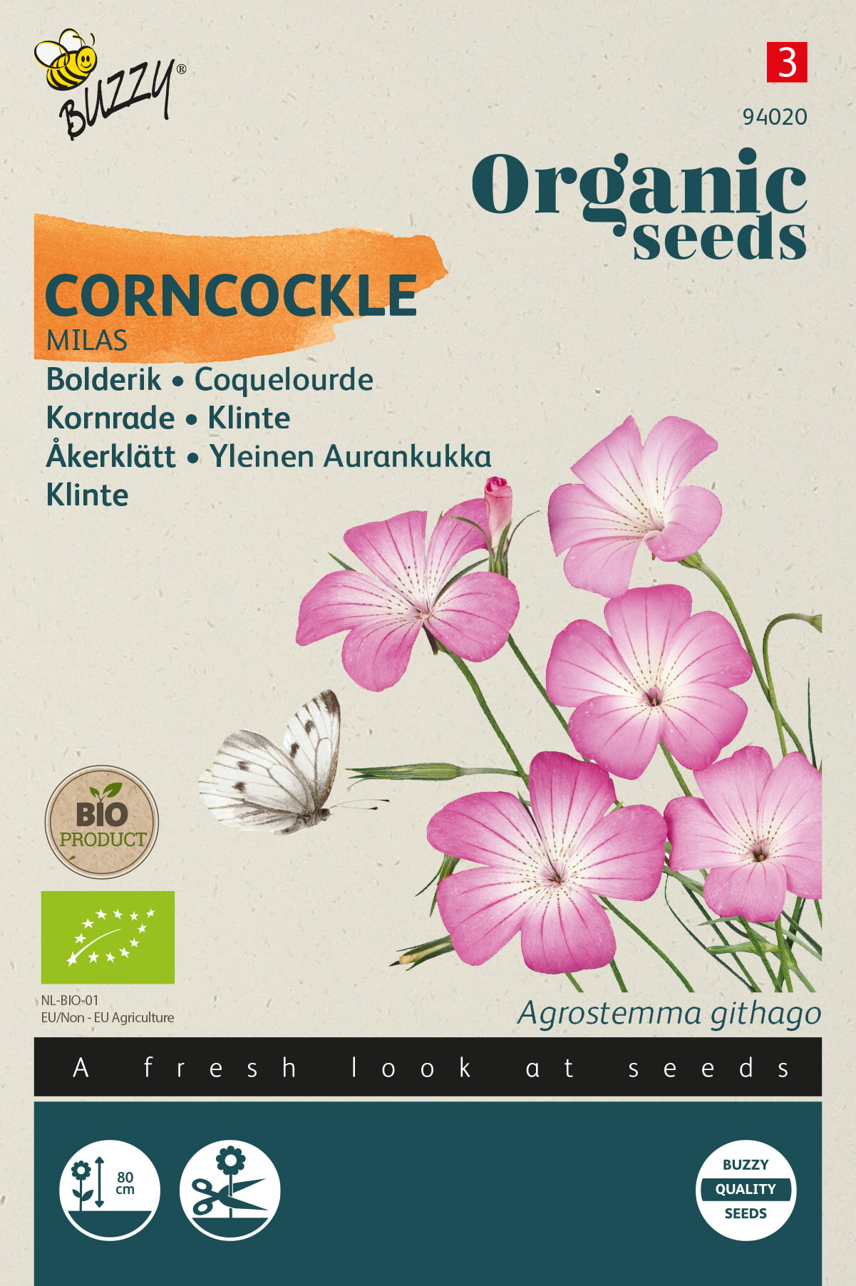 Buzzy Biologische Bolderik Zaden Milas