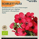 Buzzy Biologische Linum Zaden Roodbloeiende Vlas