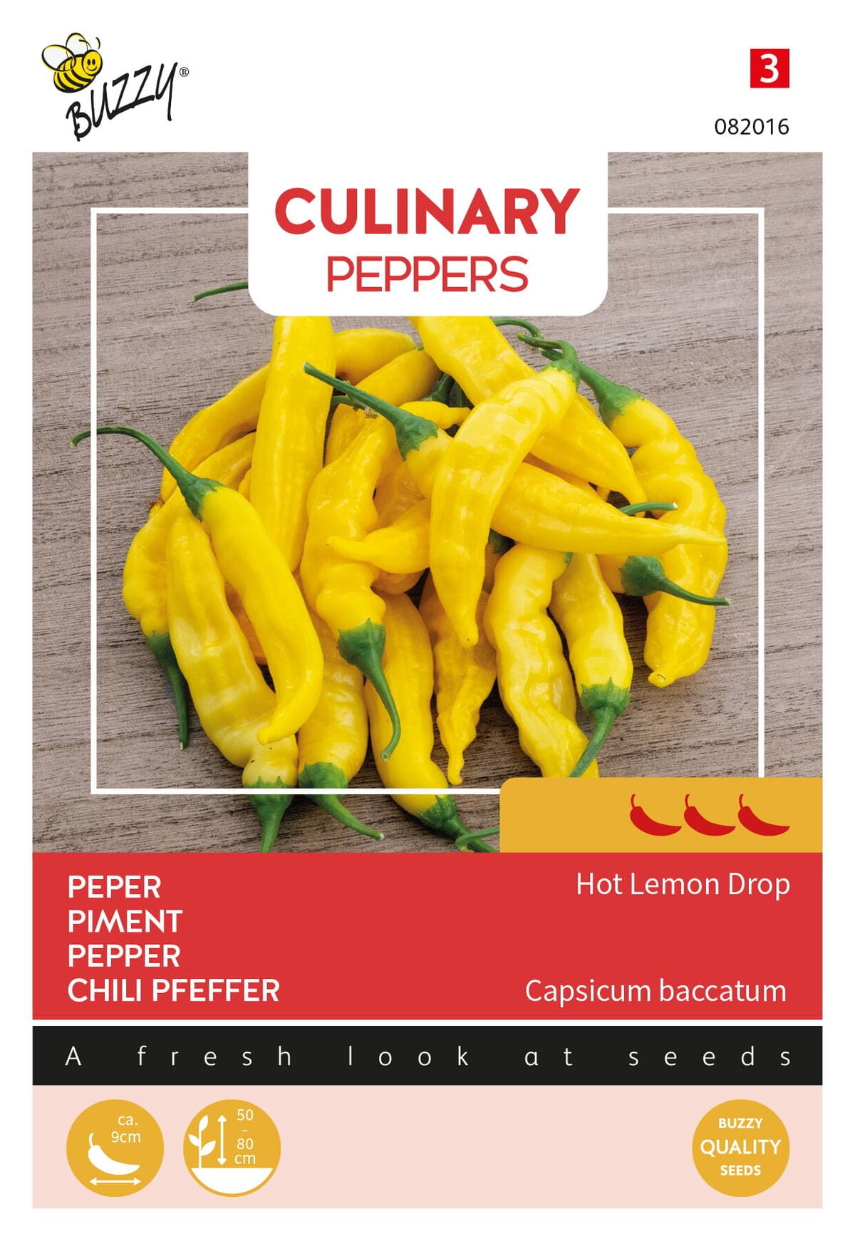 Buzzy Culinary Peper Zaden Hot Lemon Drop