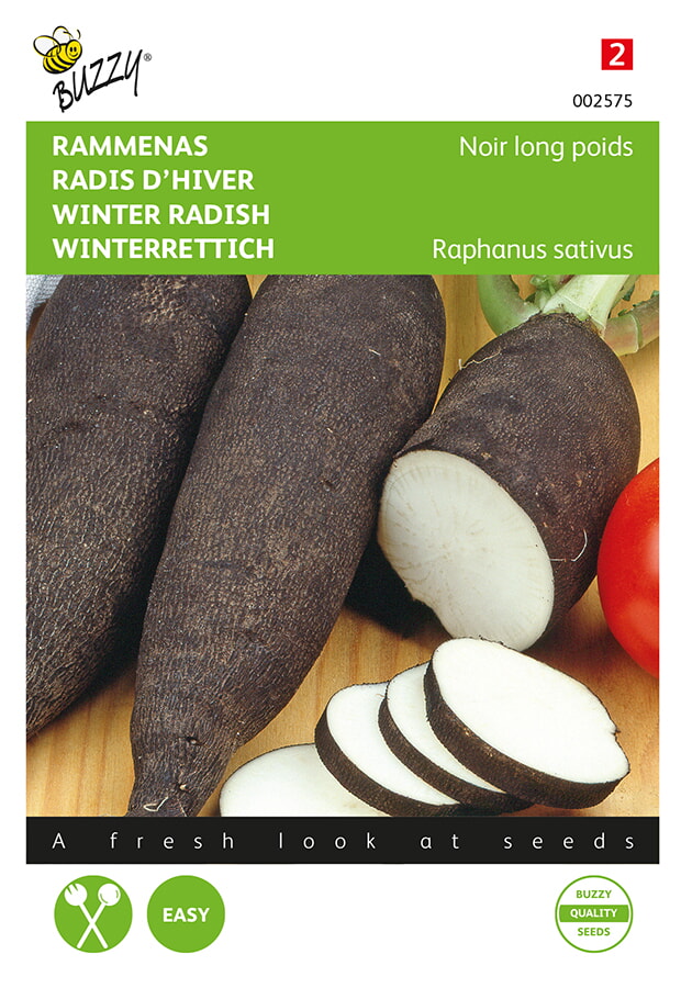 Buzzy Rammenas Zaden Noir Long Poids Dhorloge