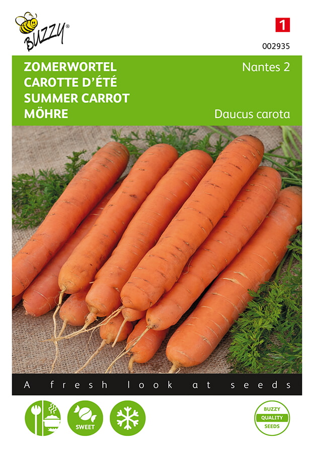 Buzzy Zomerwortel Zaden Nantes 2