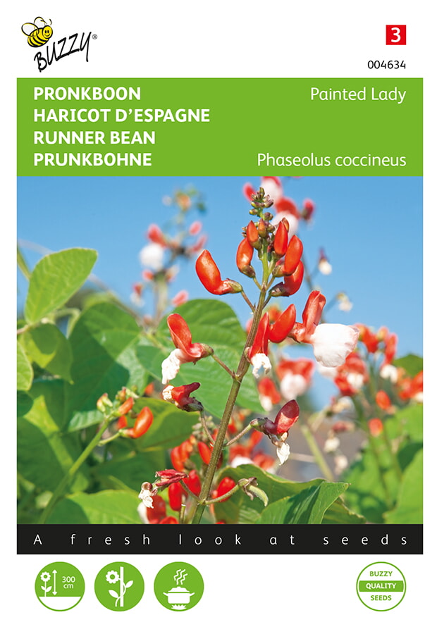 Buzzy Pronkboon Zaden Painted Lady