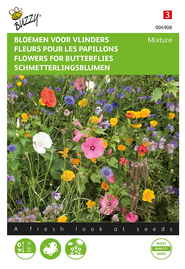 Buzzy Bloemenmengsel Zaden Voor Vlinders