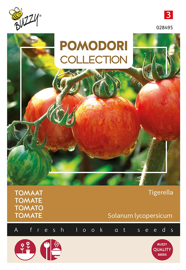 Buzzy Pomodori Tomaat Zaden Tigerella