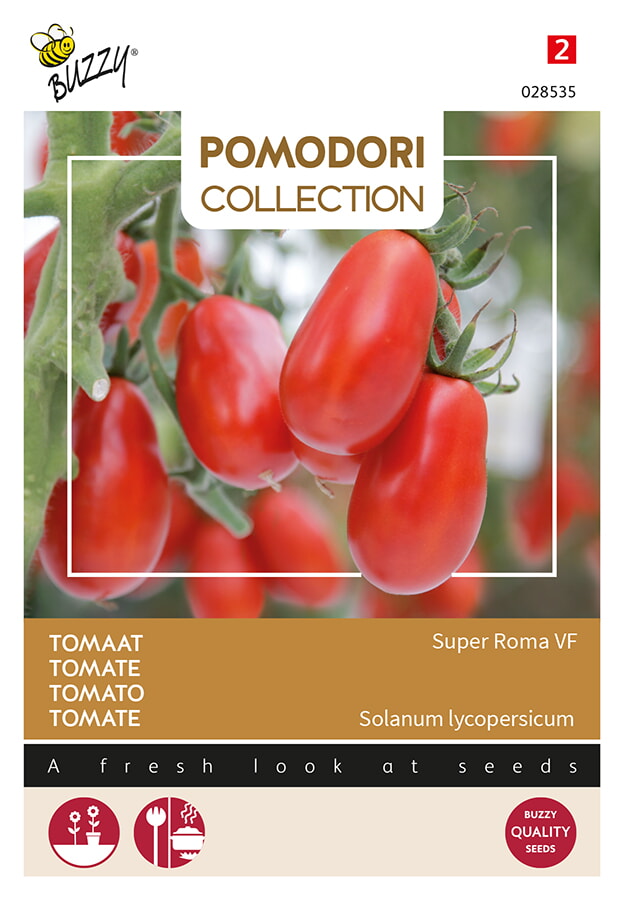 Buzzy Pomodori Tomaat Zaden Super Roma VF