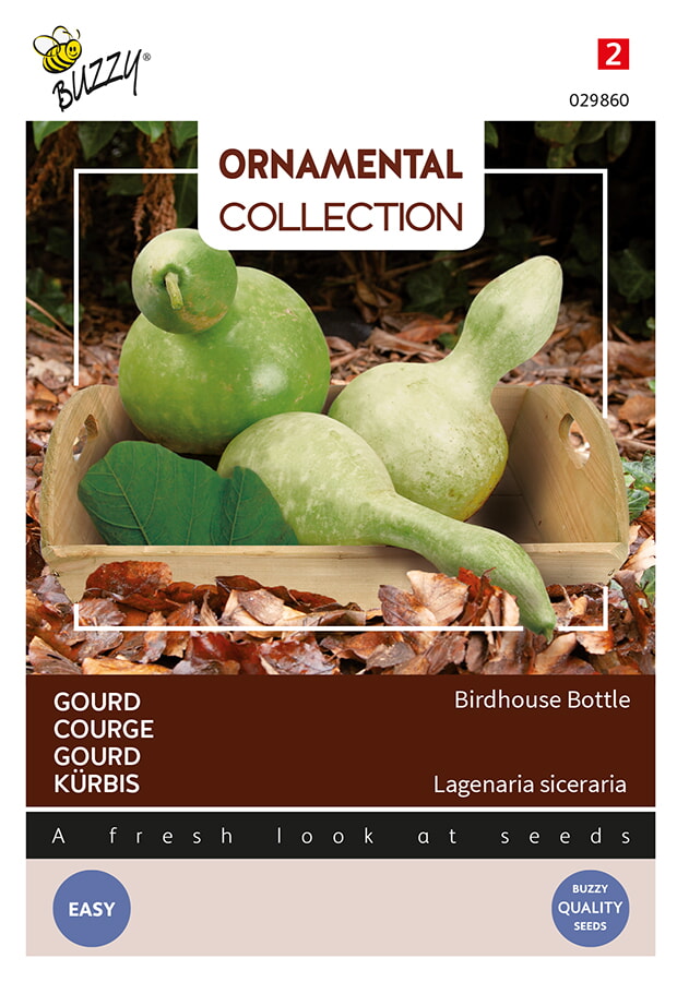 Buzzy Ornamental Gourd Zaden Birdhouse Bottle