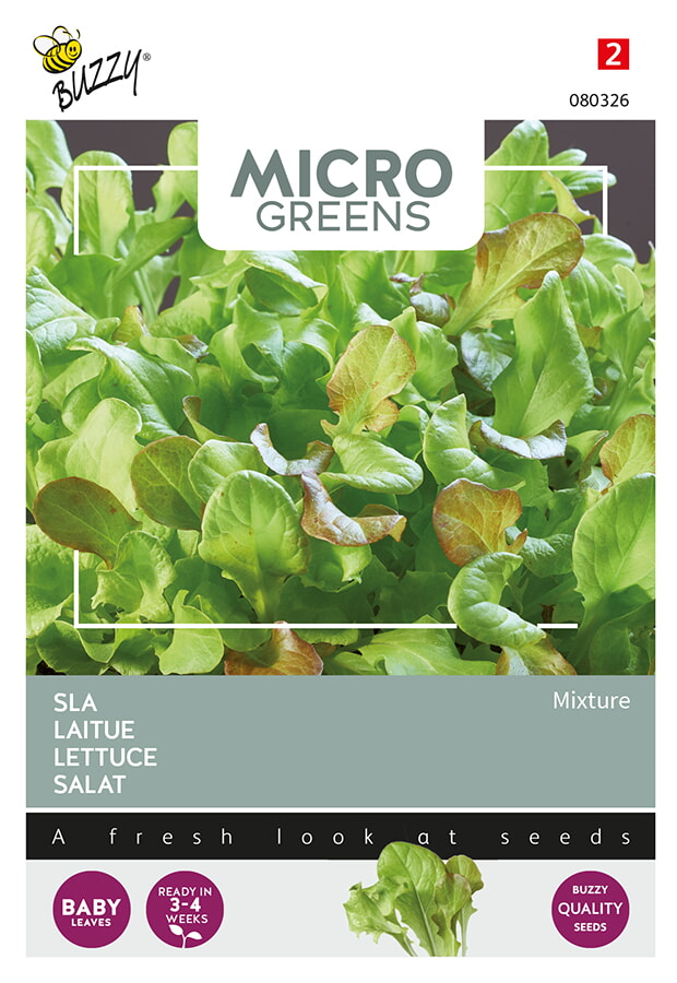 Buzzy Microgreens Sla Zaden Mixture