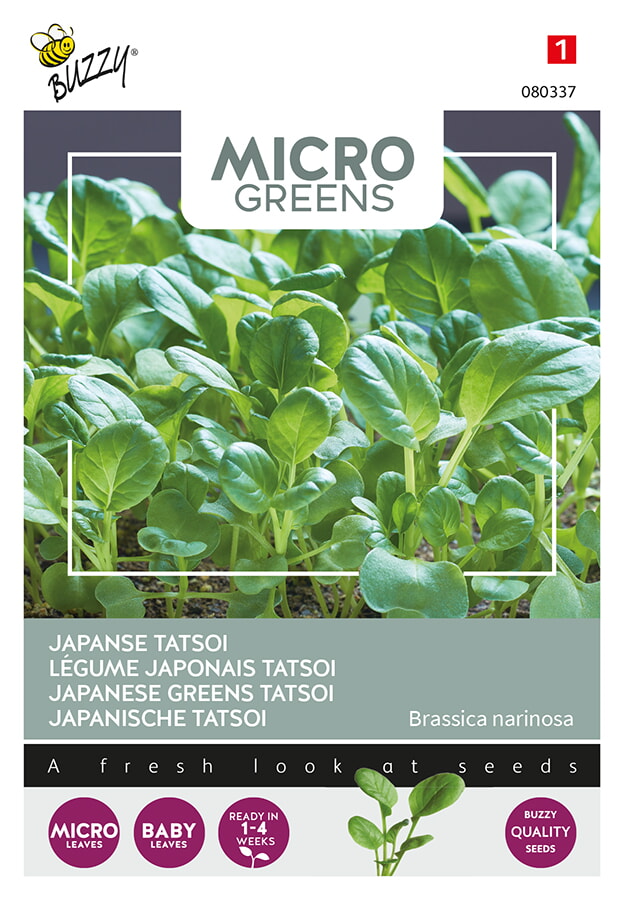 Buzzy Microgreens Japanse Tatsoi Zaden