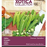 Buzzy Xotica Okra Zaden Clemson Spineles