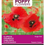 Buzzy Poppy Flowers Klaproos Zaden Single Red