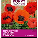 Buzzy Poppy Flowers Oosterse Klaproos Zaden Mixed