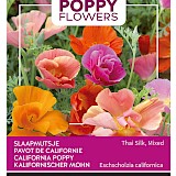 Buzzy Poppy Flowers Slaapmutsje Zaden Thai Silk Mixed