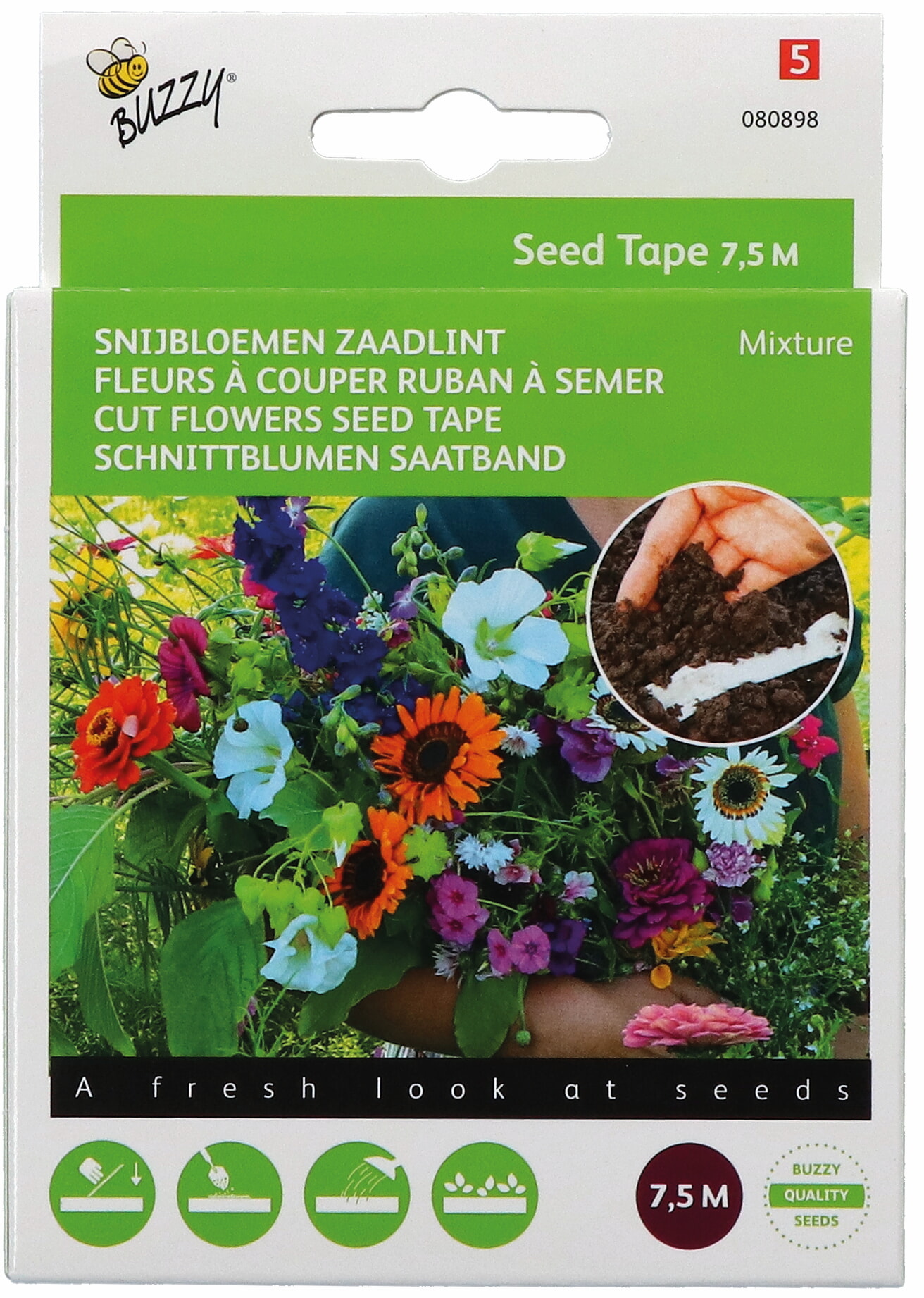 Buzzy Zaadband Snijbloemen Zaadlint