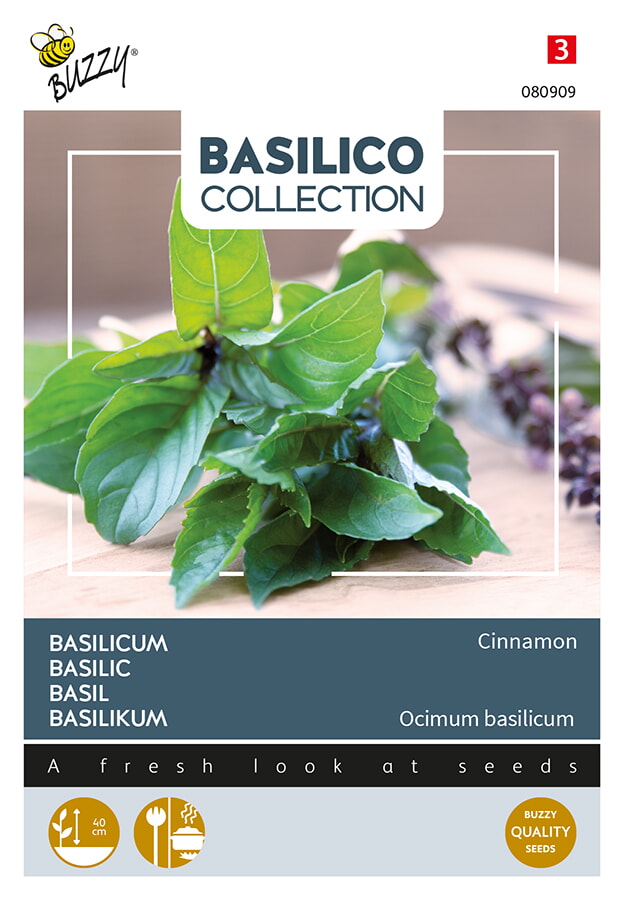 Buzzy Kaneel Basilicum Zaden