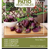 Buzzy Patio Vegetables Mini Aubergine Zaden Patio Baby F1