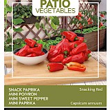Buzzy Patio Vegetables Snack Paprika Zaden Snacking Red