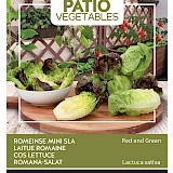 Buzzy Patio Vegetables Romeinse Mini Sla Zaden Red and Green