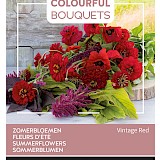 Buzzy Colourful Bouquets Zomerbloemen Zaden Vintage Red