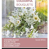 Buzzy Colourful Bouquets Zomerbloemen Zaden Sweet White