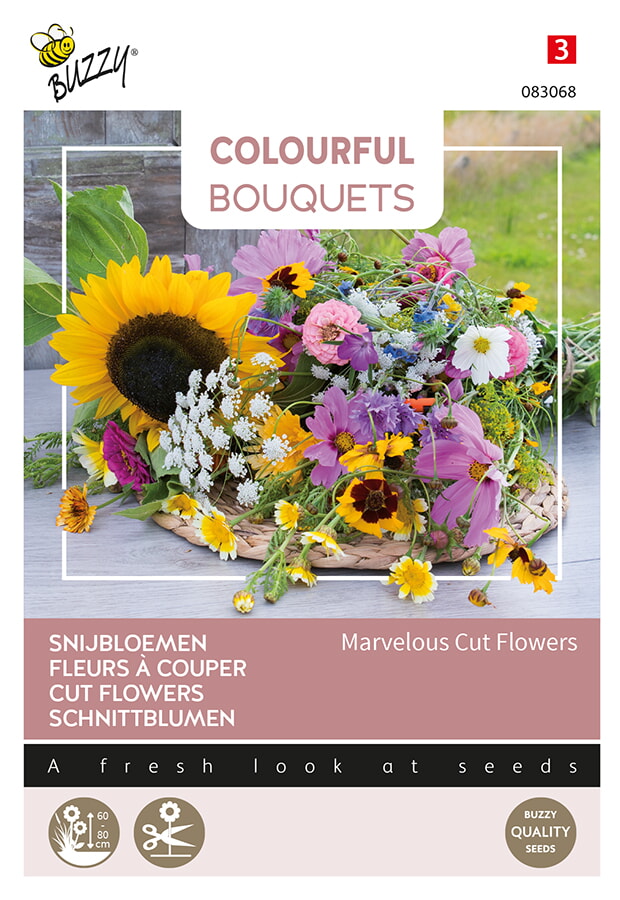 Buzzy Colourful Bouquets Snijbloemen Zaden Marvelous Cut Flowers