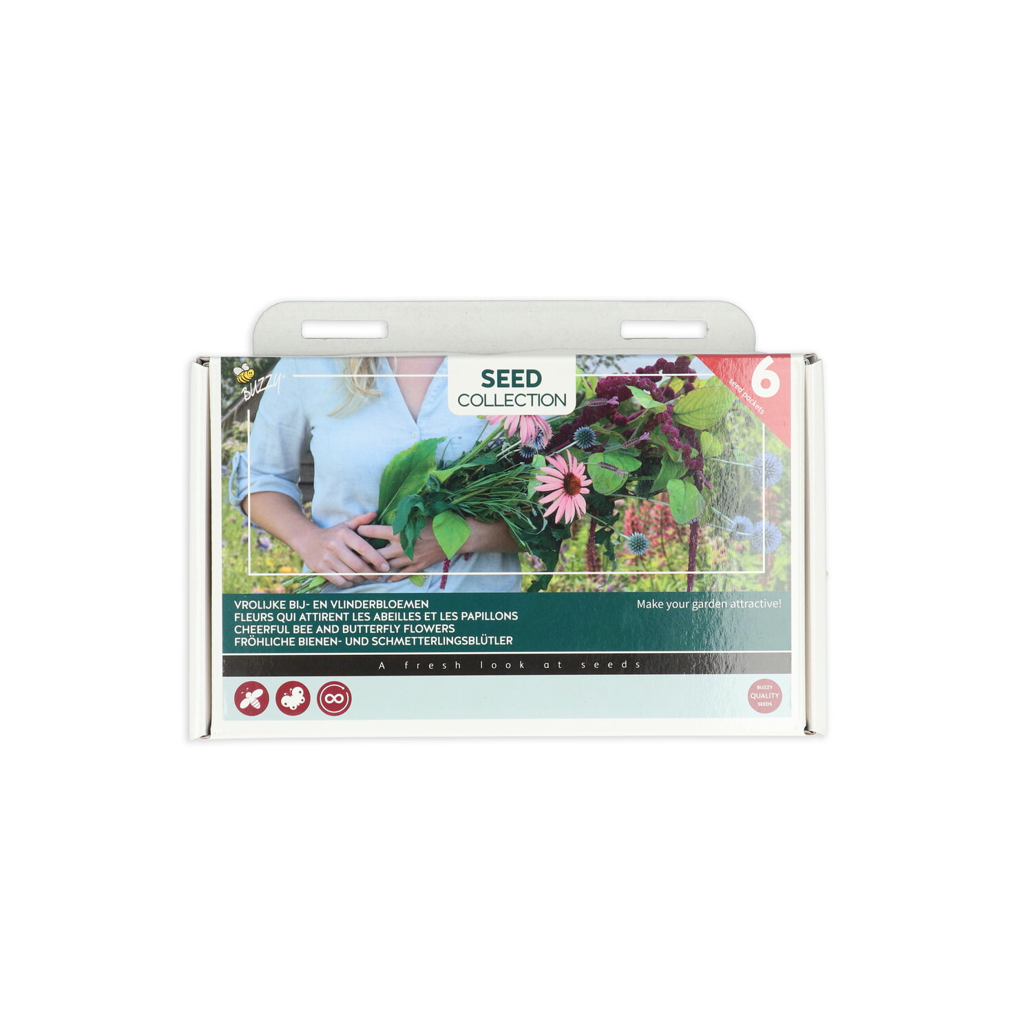 Buzzy Seed Collection 6 Vrolijke Bij- en Vlinderbloemen