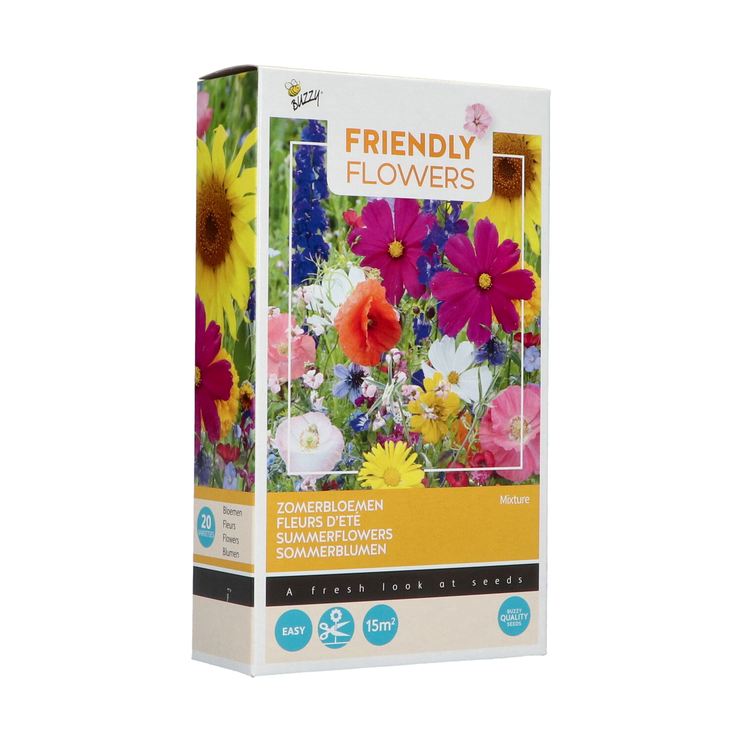 Buzzy Friendly Flowers Zomerbloemen Mixture 15m2