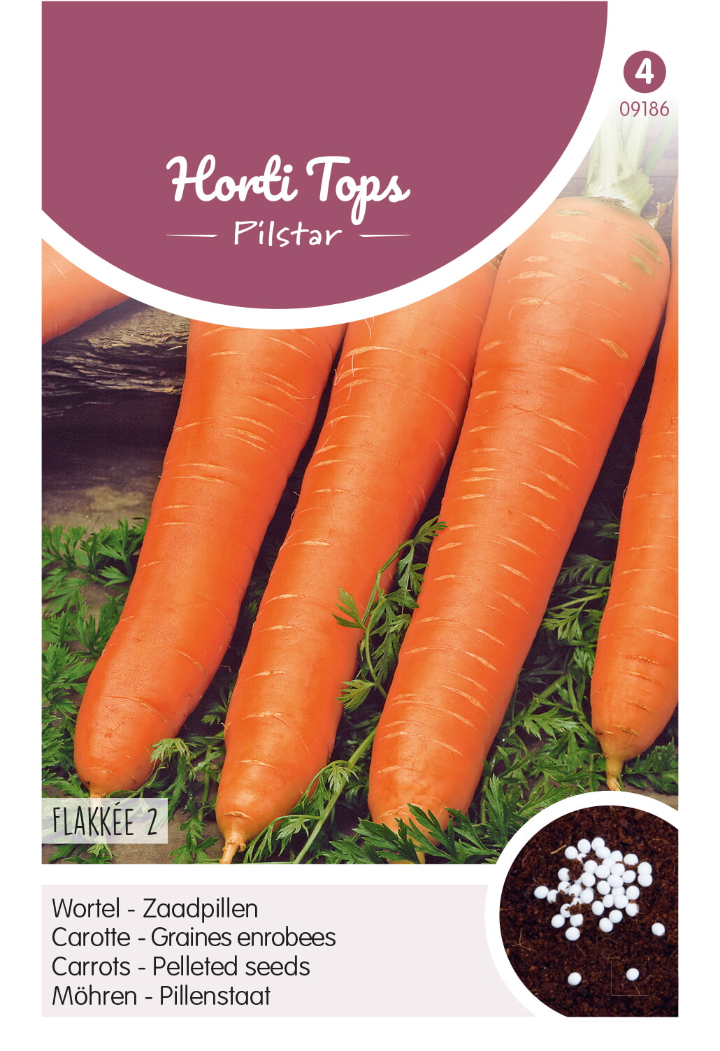 HT Pilstar Wortel Flakkée 2 Zaadpillen