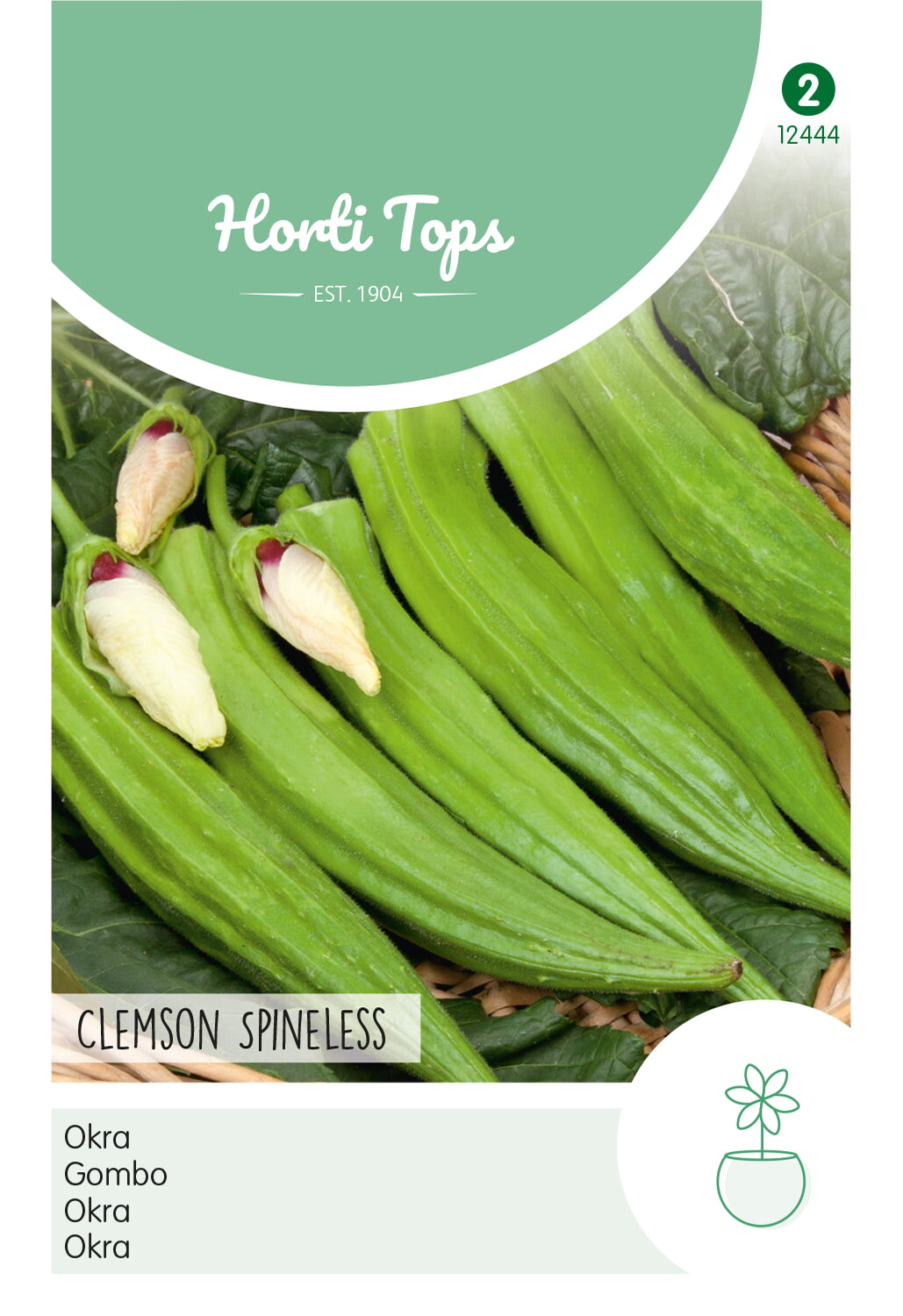 HT Okra Zaden Clemson Spineless