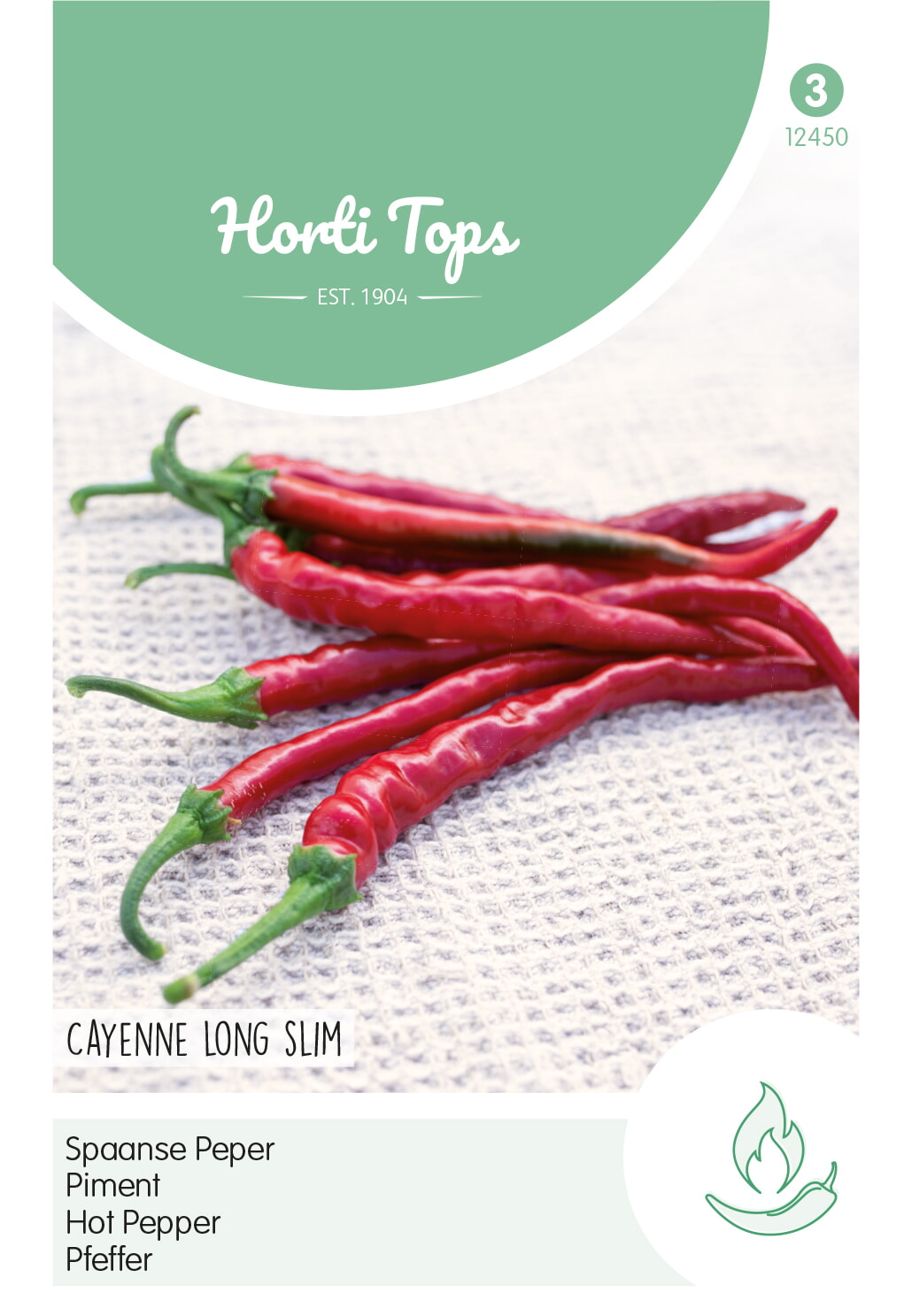 HT Spaanse Peper Zaden Cayenne Long Slim
