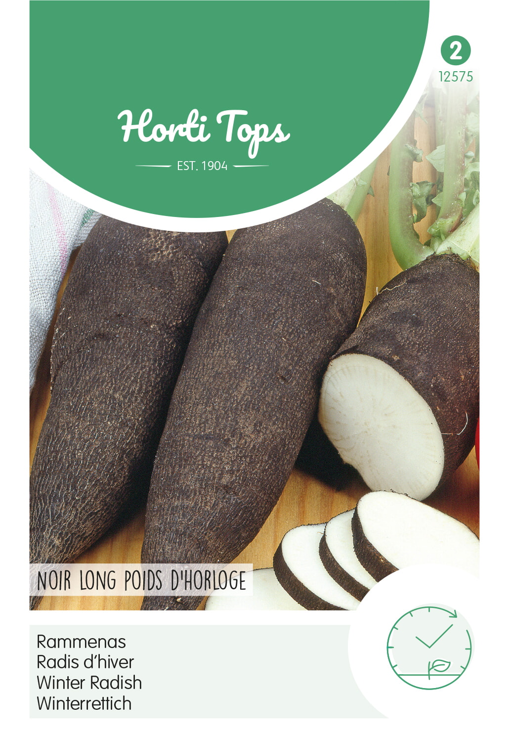 HT Rammenas Zaden Poids d'Horloge