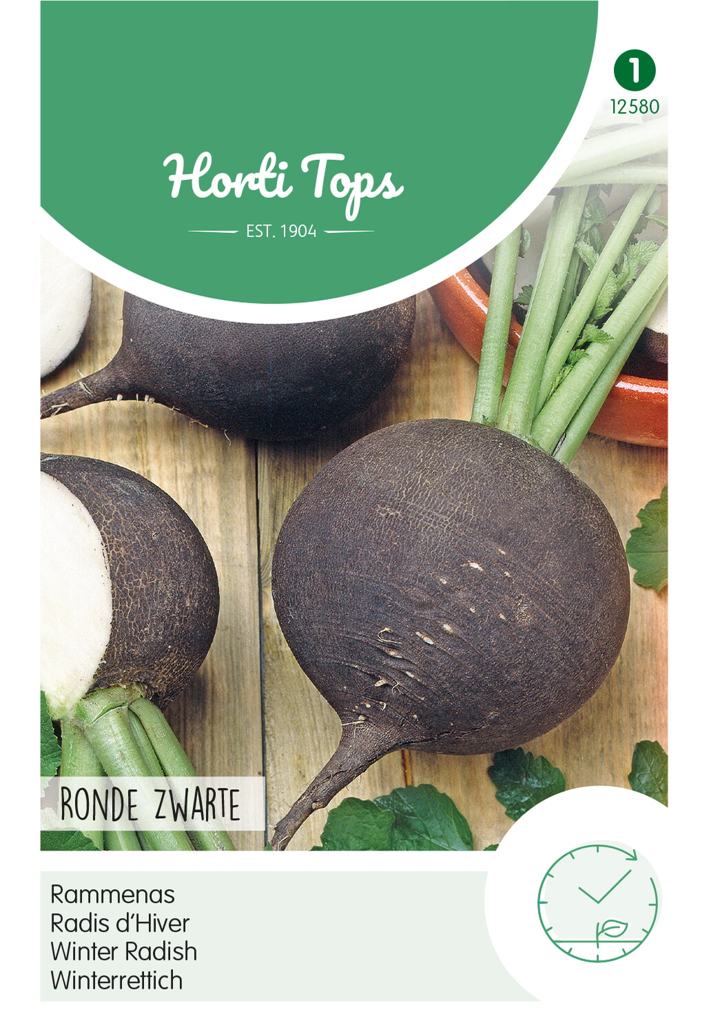 HT Rammenas Zaden Ronde Zwarte