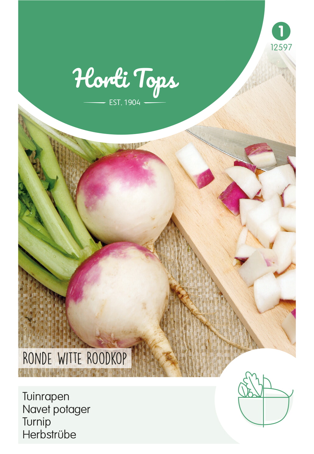 HT Raap Zaden Ronde Witte Roodkop