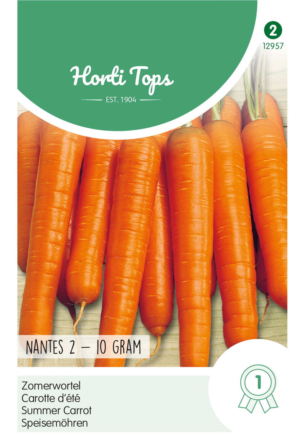 HT Zomerwortel Zaden Nantes 2 10gr