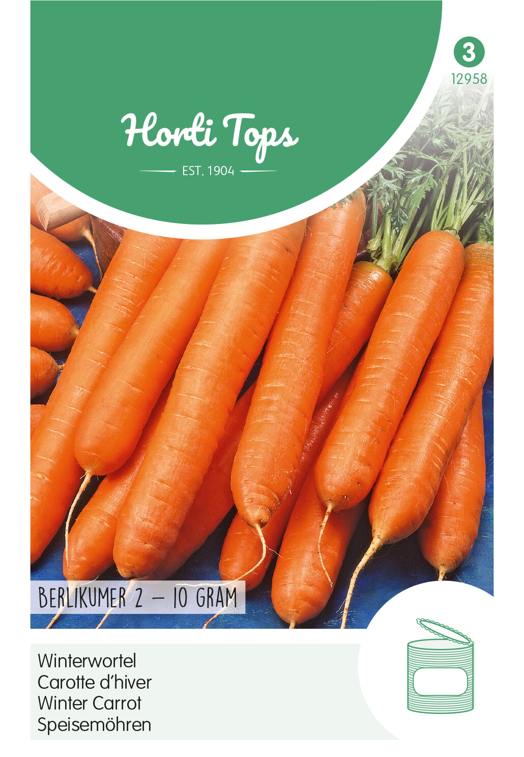 HT Winterwortel Zaden Berlikumer 2 10gr