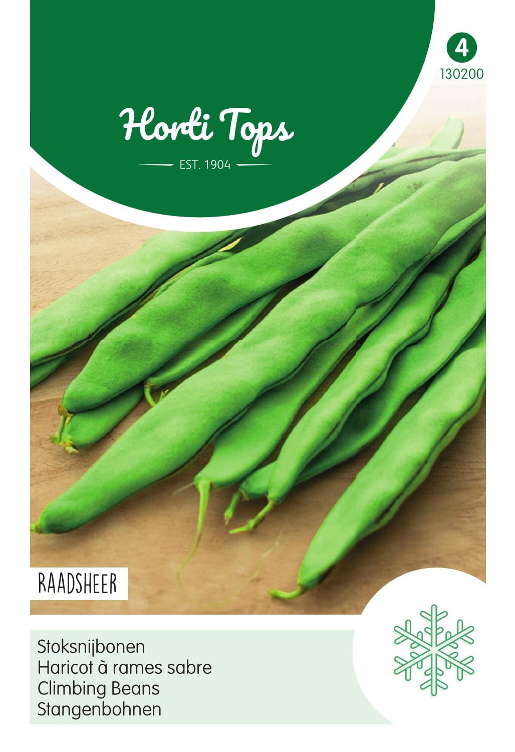 HT Stoksnijbonen Zaden Raadsheer 25 g