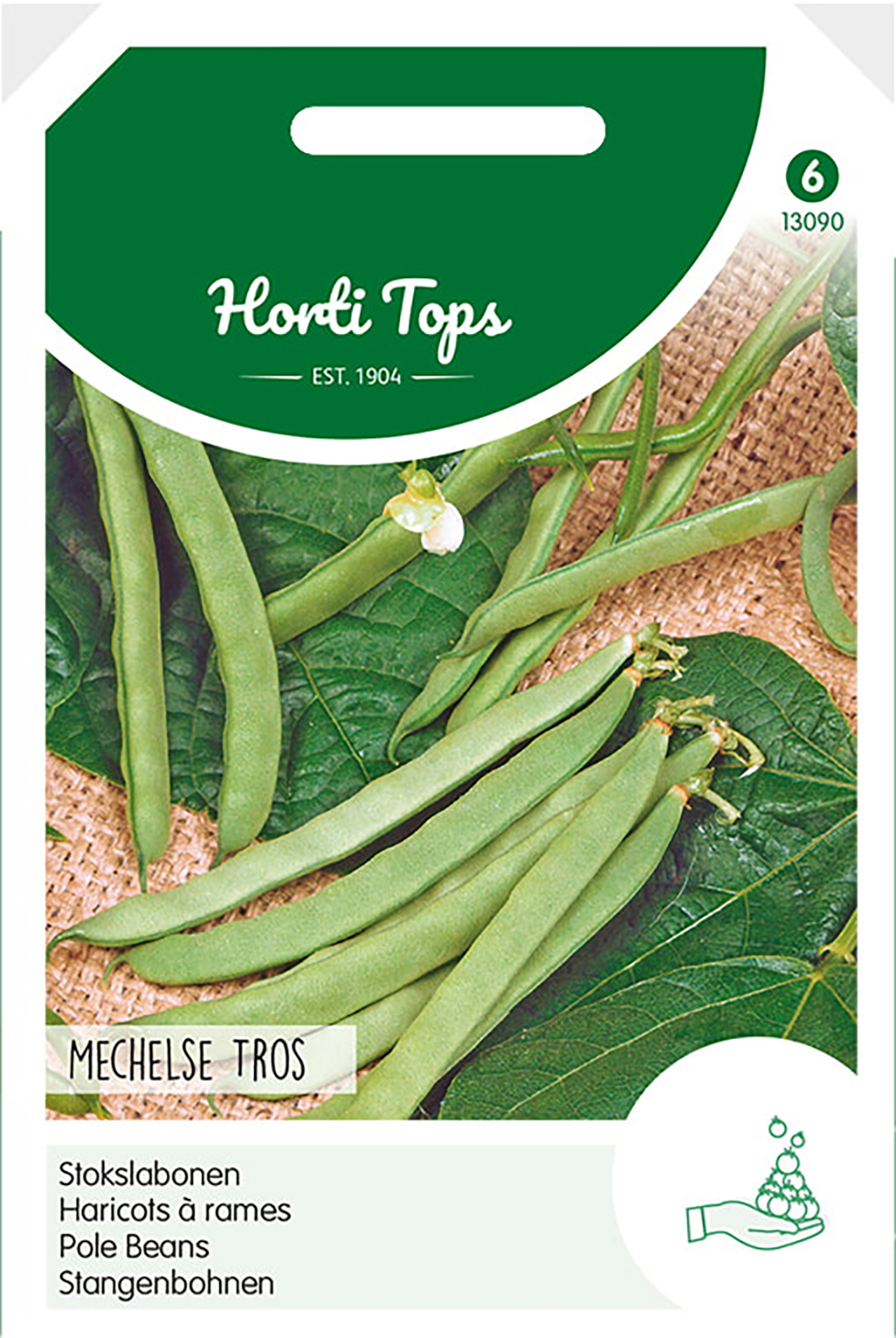 HT Stokslabonen Zaden Mechelse Tros 100g